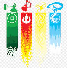 The earth kingdom remains and fights a hopeless war against the fire nation. Earth Fire Air And Water Avatar The Last Airbender Designs Png Image With Transparent Background Toppng