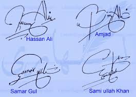 Best signature style of my name5. Mix Name Sign