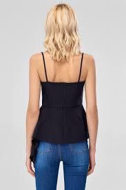 Siyah Volanli Bluz Trendyolmilla Trendyol Bluz Elbise Modelleri Siyah