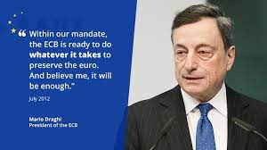 Era il 26 luglio 2012 quando mario draghi, allora presidente della banca centrale europea, pronunciò queste parole, nel mezzo della crisi del debito sovrano. Why Helicopter Money Is The New Whatever It Takes