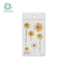 Dan masuk dalam famili compositae. Jual Panas 2020 Kecil Daisy Tato Sementara Segar Bunga Kuning Bunga Matahari Seri Gadis Lengan Palsu Air Transfer Tato Sementara Tato Aliexpress