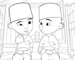 Dari situ, beberapa tokohnya, selain tentunya si. Sketsa Gambar Upin Ipin Shefalitayal
