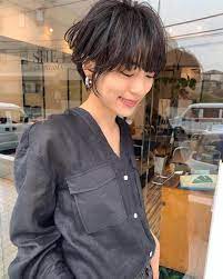 前下がり マッシュショートボブ 代官山の美容室 ミドルダイカンヤマ middle daikanyama スタイリスト丸岡 奈央の髪型 ヘアスタイル lala ララ マッシュショート ショートボブ ヘアスタイル
