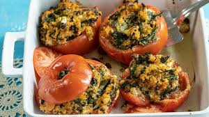 Cook for 30 minutes, then remove the plate but cover with the lid only. Mediterranean Stuffed Tomatoes With Couscous Dimitras Dishes