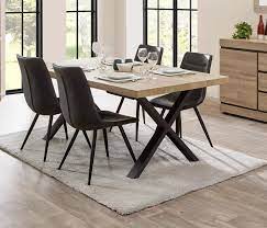 table de salle a manger contemporaine coloris chene yannick matelpro table salle a manger table a manger contemporaine salle a manger contemporaine