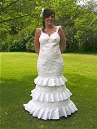 Crazy Wedding Dress Toilet Paper Wedding Dress Worst Wedding Dress Weird Wedding Dress