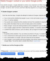 In addition, all data and content (such as emails, files, photos, bookmarks or calendar entries) associated with these. Permanently Disable Or Delete Your Google Plus Account