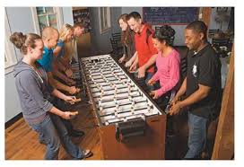 Best choice products 48in competition sized soccer foosball table w/ 2 balls, 2 cup holders for home, game room, arcade. Jumbo Foosball Table Shooting Games For Rent Pa Circus Time