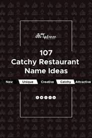Unique And Catchy Restaurant Name Ideas To Make Your Business A Brand Here Are 107 Names You Can Use For Restaurant Names Unique Restaurants Shop Name Ideas