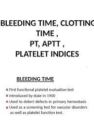 Image result for Bleeding Time