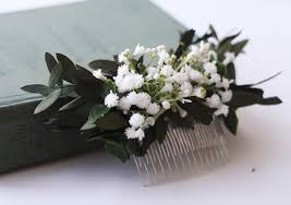 Vintage artificial silk flowers iris babys breath blue wreath craft lot. Eucalyptus Hair Comb Greenery Bridal Hair Vine Boho White Baby Breath Flower Comb Botanical White Flower Hair Comb Bridal Floral Hair Piece Accessories Hair Accessories Valresa Com