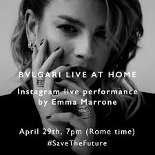 United by music and hope. Bvlgari is bringing music into your homes once  more with our next Live At Home concert