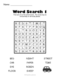 A Bundle Of 10 Word Search Puzzles Covering 95 Of The Most Common Nouns Encountered Kindergarten Word Search Teaching Nouns Sight Words Kindergarten Activities