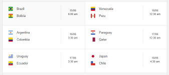 South american football organization conmebol has announced the host of the copa america 2021. Copa America Group A Fixtures