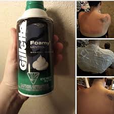 Use Menthol Shaving Cream To Take The Heat Out Of Sunburn Apply And Let Sit For 30 Minutes Rinse With Sunburn Remedies Heal Sunburn Home Remedies For Sunburn