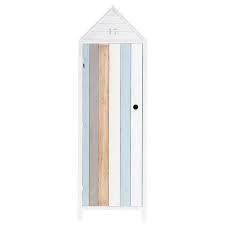 Child S Beach Hut Wardrobe Ocean Maisons Du Monde Cabine De Plage Portes Blanches Dressing Enfant