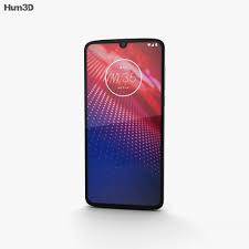 Motorola Moto Z4 Frost White 3D model ...