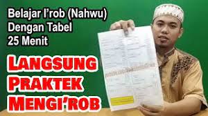 Membedakan antara isim, fi'il, hurf bidang : Belajar I Rob Nahwu Dengan Tabel Langsung Praktek Mengi Rob Youtube