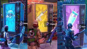 It should be noted that the fortnite vending machine locations marked are all possible spawn points, so you won't always find one there every match. Use Vending Machines In Different Matches Fortnite Week 8 Season 8 Challenge Youtube