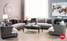 لاول مرة توليفة الجلد مع القماش المخمل تتألق في طقم الكنب هذا ميداس كنب غرف جلوس السعودية الكويت قطر furniture living room room