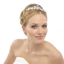 Danielle Crystal and Pearl Hair Comb