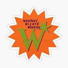 Ginny weasley bought a purple pygmy puff named arnold in august 1996, which she played with at hogwarts. Weasley Wizard Wheezes Stickers Redbubble