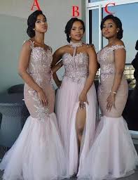 Mismatch Mermaid Bridesmaid Dresses For Wedding Party With Appliques Tulle Bridesmaid Dress Bridesmaid Dresses Uk Mermaid Bridesmaid Dresses