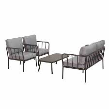 Mit dem gartenhaus aus holz zieht wohnlichkeit in ihren garten ein. Siena Garden Loungeset Casita 4 Teilig Anthrazit Gunstig Online Kaufen Mein Schoner Garten Shop