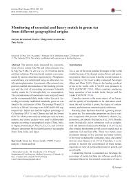 New july/august 2019 camel crush silvers taste like smoking pure. Pdf Monitoring Of Essential And Heavy Metals In Green Tea From Different Geographical Origins