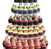 Amazon.com: 7 Tier Large Cupcake Stand, Round Cupcake Stand ...
