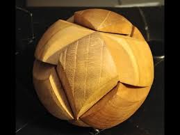 There are six small triangular pyramids we will call the a pieces. 3d Wooden Burr Puzzle Ball Sphere With Commentary