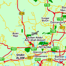 Kelab shah alam selangor, shah alam, malaysia. Jungle Maps Map Of Kuala Lumpur And Selangor