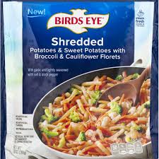Spread onto the prepared baking. Birds Eye Potatoes Sweet Potatoes With Broccoli Cauliflower Florets Shredded 10 Oz Instacart