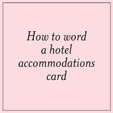 How To Word A Hotel Accommodations Card Mospens Studio Custom Wedding Invitations Stationery Accommodations Card Wedding Accommodations Wedding Hotel Room