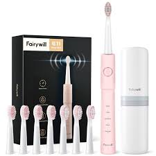 Bàn chải đánh răng điện FAIRYWILL E11 (Bản Hồng)