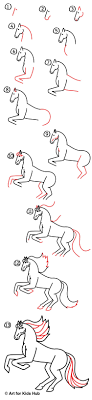 How To Draw A Realistic Horse Part 1 Art For Kids Hub Art For Kids Hub Cute Drawings Art For Kids