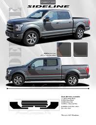 Details About Ford F 150 2015 2019 Sideline Hockey Side Vinyl Graphics Kit Decals 3m Stripes