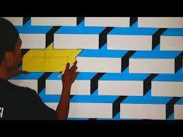 Diy avian brands 15 pola batu bata. Cara Cat Motif Batu Bata Di Gabung Dengan 3d 3d Wall Painting Optical Illusion 3d Wall Design Youtube Painting Batu Bata Lukisan Dinding
