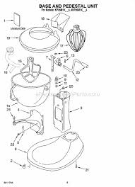 Kitchenaid Professional 6 Qt Stand Mixer 4kp26m1xmc4 Ereplacementparts Com Kitchen Aid Kitchen Aid Mixer Recipes Kitchen Aid Parts