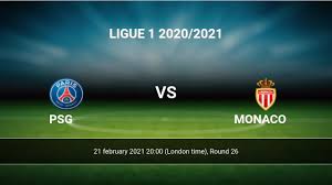Ligue 1 » psg vs monaco. Psg Vs Monaco H2h 21 Feb 2021 Head To Head Stats Prediction