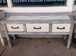 We specialize in custom furniture. Hand Made Handmade Rustic Wood Console Sofa Table By The Crabby Lion Custommade Com