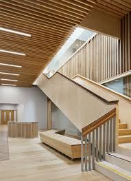 Fig 6 Meeting Space And Hub Between Offices And Public Meeting Rooms Chestnut Staircase With Birch Ply Balustrade A Staircase Design Stair Decor Office Space