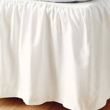 Buy bed sheets at macys.com! The Company Store Simple Tuck 21 In Gathered Solid Ivory Queen Bed Skirt Gr41 Q Ivory The Home Depot