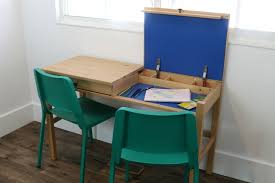 Kid desk home diy diy dresser shabby chic bathroom table makeover home diy dressing tables diy vanity table desk with drawers. Remodelaholic Diy Ikea Hemnes Desk Hack Into Hidden Double Desk For Kids