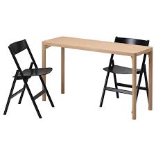 Meubles à vendre sur paruvendu mondebarras wb153362367. Ravaror Ravaror Table And 2 Folding Chairs Oak Veneer Black Ikea