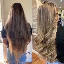 Brush back your hair with your fingers and start tying it into a ponytail. 32 Volumizing Haircuts For Thin Long Hair Before After Makeovers