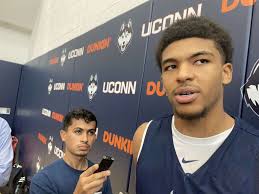 Freshman Jaylin Stewart enjoying start of UConn basketball career