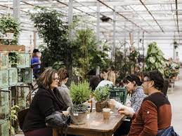 A Coffee Shop Inside A Greenhouse What A Wonderful Idea Cafe Equinox Family Tree Nursery Greenhouse Cafe Coffee Shop