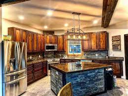 Rustic kitchen cabinets with brown stone tile backsplash. The Top 98 Farmhouse Kitchen Ideas Interior Home And Design