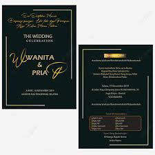 Surat undangan pernikahan merupakan unsur penting dalam sebuah acara pernikahan. Template Undangan Pernikahan Free